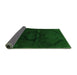 Sideview of Oriental Green Modern Rug, abs2658grn