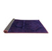 Sideview of Oriental Purple Modern Rug, abs2658pur