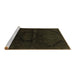 Sideview of Machine Washable Oriental Brown Modern Rug, wshabs2658brn