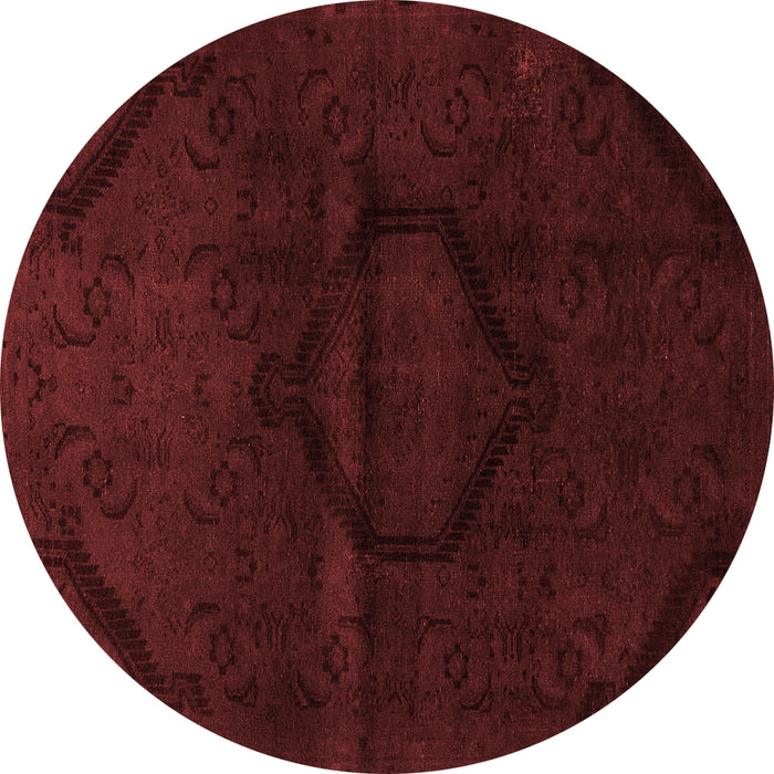 Machine Washable Oriental Red Modern Rug, wshabs2658red