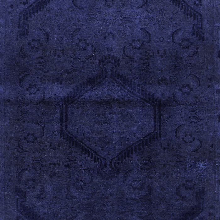 Machine Washable Oriental Blue Modern Rug, wshabs2658blu