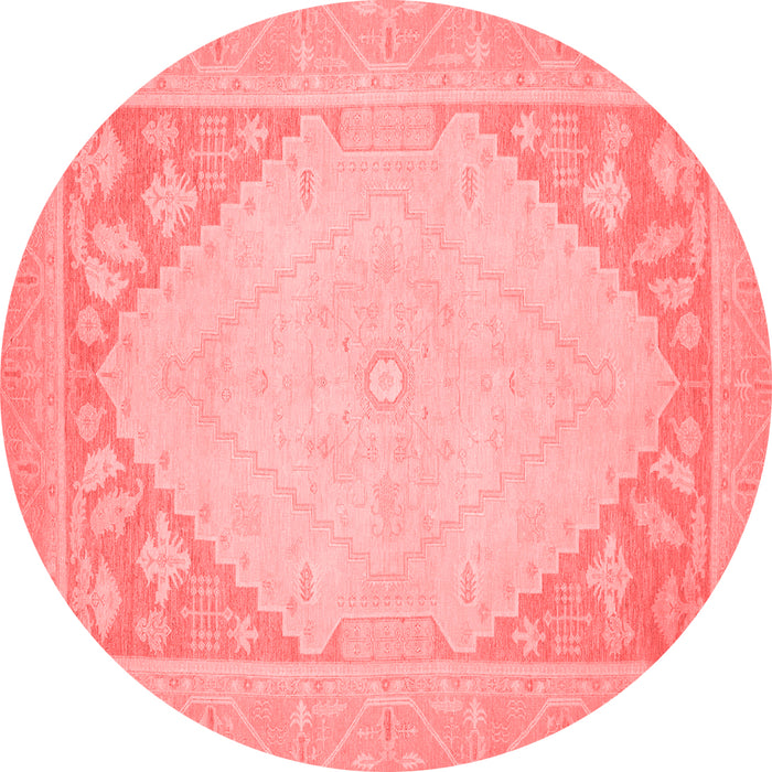 Machine Washable Oriental Red Modern Rug, wshabs2659red