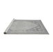 Sideview of Machine Washable Oriental Gray Modern Rug, wshabs2659gry