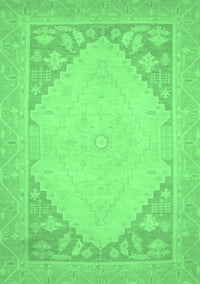 Oriental Emerald Green Modern Rug, abs2659emgrn