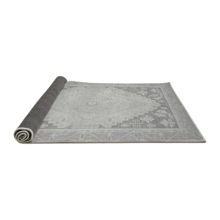 Sideview of Oriental Gray Modern Rug, abs2659gry