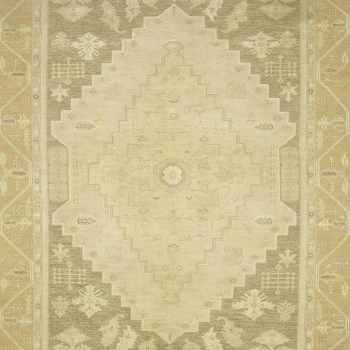 Machine Washable Abstract Metallic Gold Rug, wshabs2659