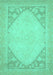 Oriental Turquoise Modern Rug, abs2659turq