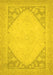 Oriental Yellow Modern Rug, abs2659yw