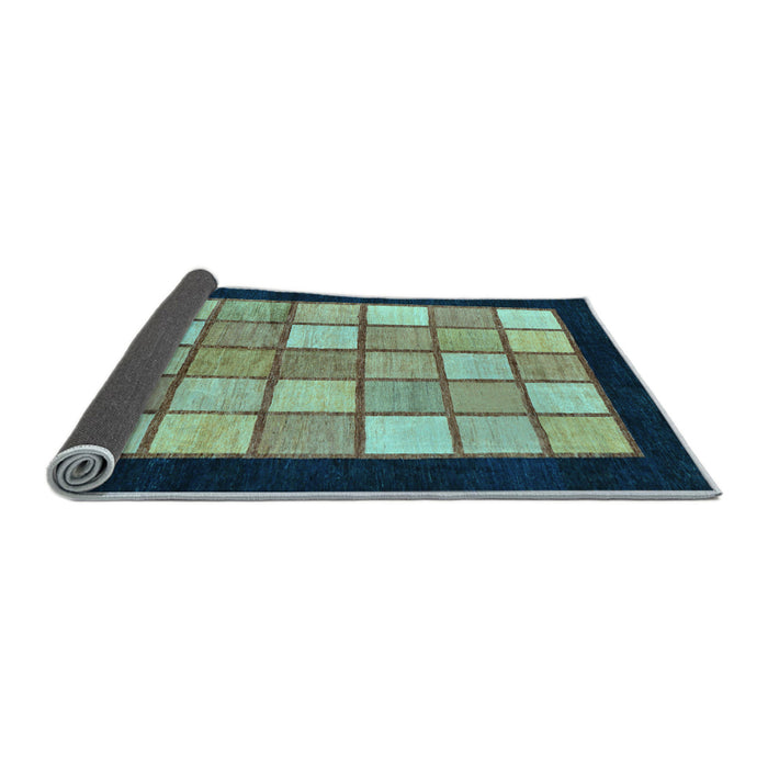 Sideview of Oriental Light Blue Modern Rug, abs265lblu