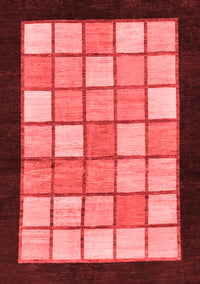 Oriental Red Modern Rug, abs265red