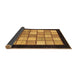 Sideview of Oriental Brown Modern Rug, abs265brn