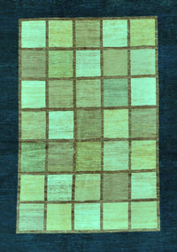 Oriental Turquoise Modern Rug, abs265turq