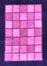 Machine Washable Oriental Purple Modern Area Rugs, wshabs265pur
