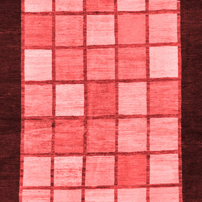 Machine Washable Oriental Red Modern Rug, wshabs265red