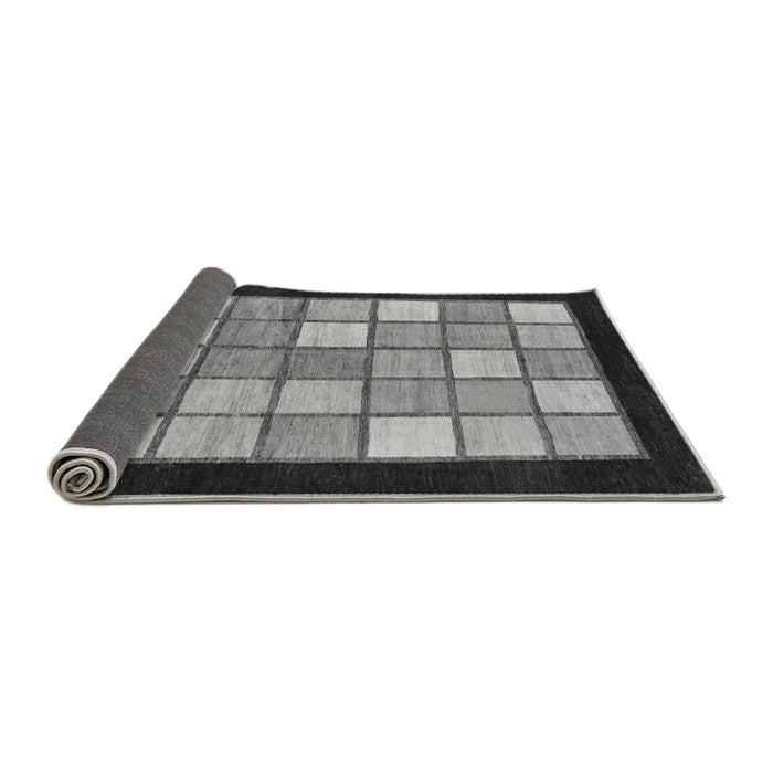 Sideview of Oriental Gray Modern Rug, abs265gry