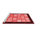 Modern Red Washable Rugs