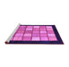 Sideview of Machine Washable Oriental Purple Modern Area Rugs, wshabs265pur