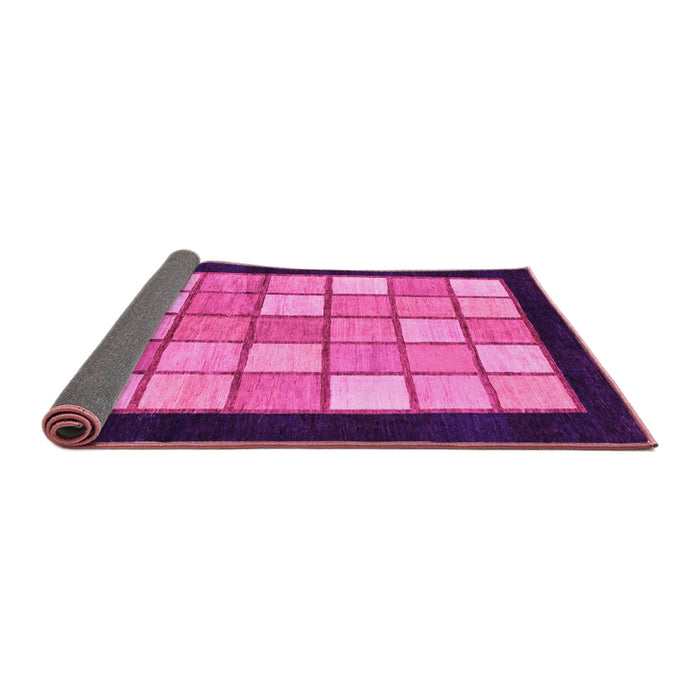 Sideview of Oriental Pink Modern Rug, abs265pnk