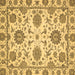 Square Oriental Brown Modern Rug, abs2660brn