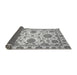 Sideview of Oriental Gray Modern Rug, abs2660gry