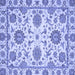 Square Oriental Blue Modern Rug, abs2660blu