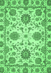 Oriental Emerald Green Modern Rug, abs2660emgrn