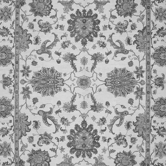 Machine Washable Oriental Gray Modern Rug, wshabs2660gry