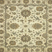 Square Abstract Brown Oriental Rug, abs2660