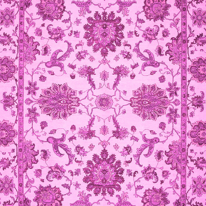 Machine Washable Oriental Pink Modern Rug, wshabs2660pnk