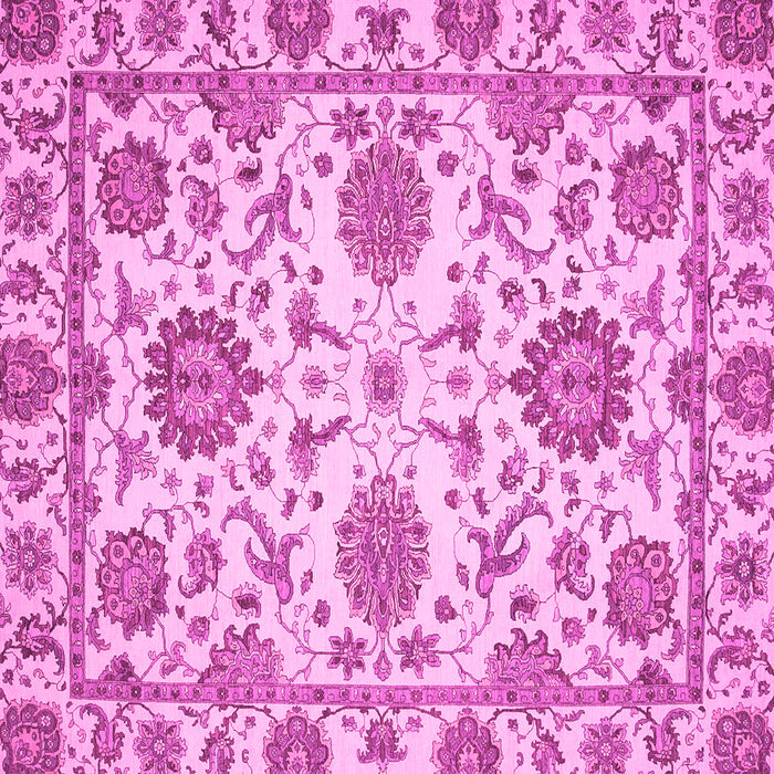 Square Oriental Pink Modern Rug, abs2660pnk