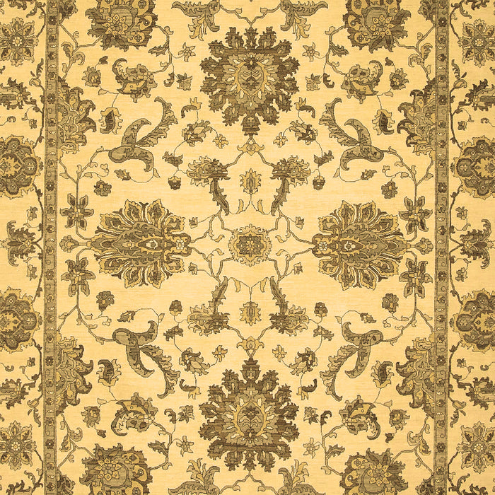 Machine Washable Oriental Brown Modern Rug, wshabs2660brn