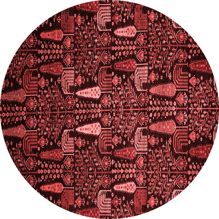 Abstract Red Modern Rug, abs2661red