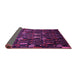 Sideview of Abstract Pink Modern Rug, abs2661pnk