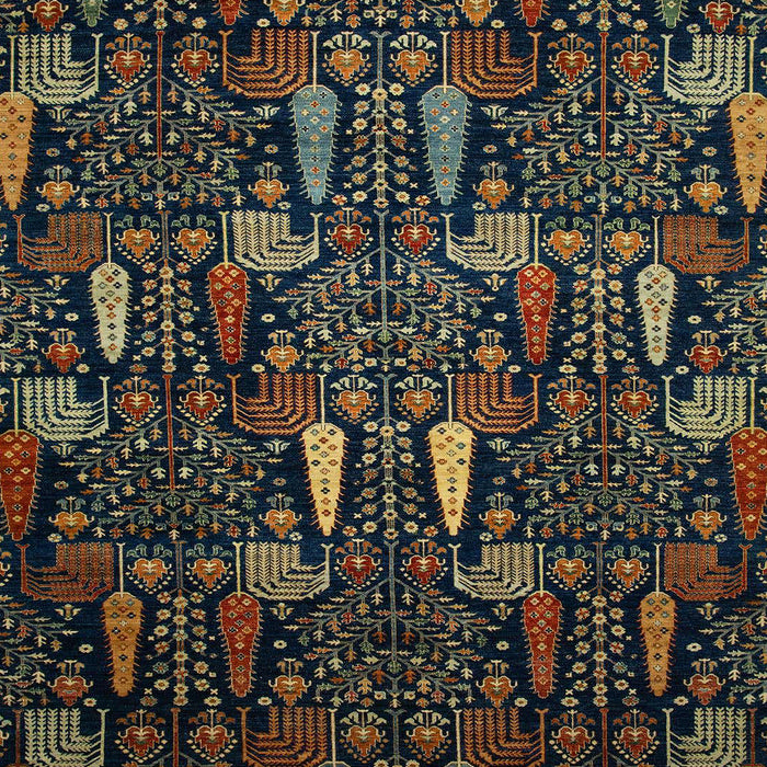 Machine Washable Abstract Dark Moccasin Green Rug, wshabs2661