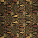 Square Abstract Brown Modern Rug, abs2661brn