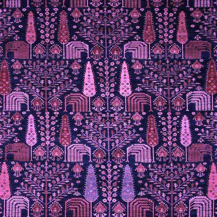Machine Washable Abstract Purple Modern Area Rugs, wshabs2661pur