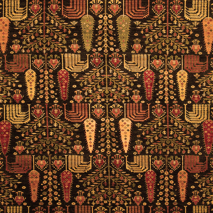 Machine Washable Abstract Orange Modern Area Rugs, wshabs2661org