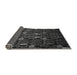 Sideview of Abstract Gray Modern Rug, abs2661gry