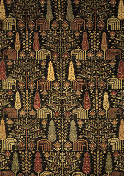 Abstract Brown Modern Rug, abs2661brn