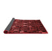 Abstract Red Modern Area Rugs