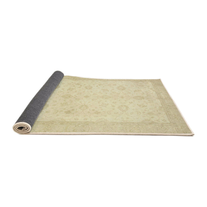Sideview of Abstract Khaki Gold Oriental Rug, abs2662