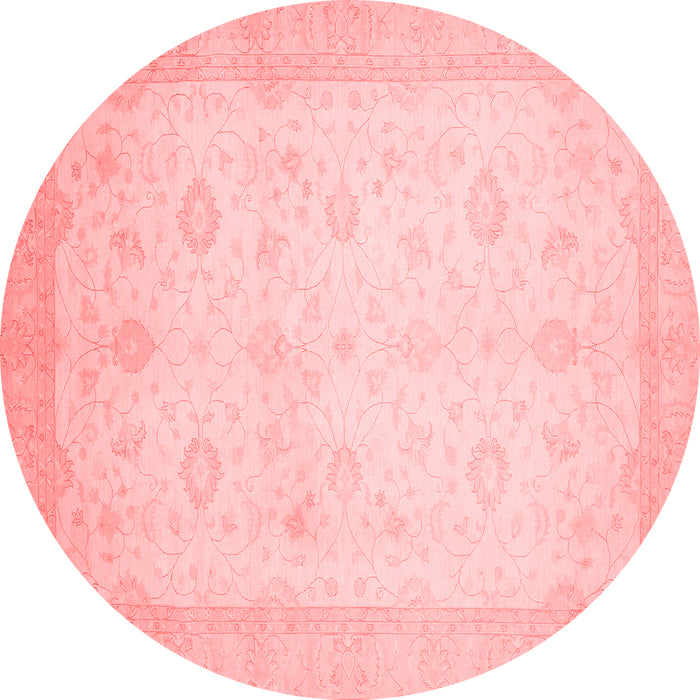 Machine Washable Oriental Red Traditional Rug, wshabs2662red