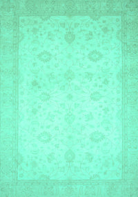 Oriental Turquoise Traditional Rug, abs2662turq