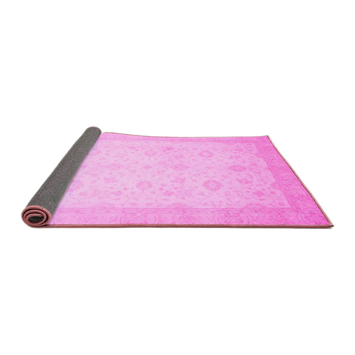 Sideview of Oriental Pink Traditional Rug, abs2662pnk
