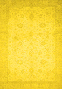 Oriental Yellow Traditional Rug, abs2662yw