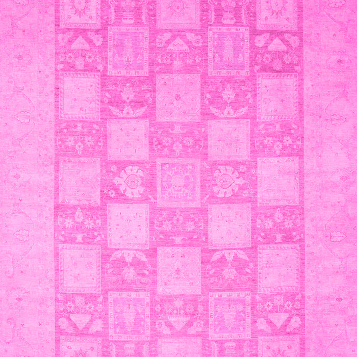 Machine Washable Abstract Pink Modern Rug, wshabs2663pnk