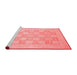 Modern Red Washable Rugs