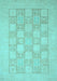 Abstract Light Blue Modern Rug, abs2663lblu