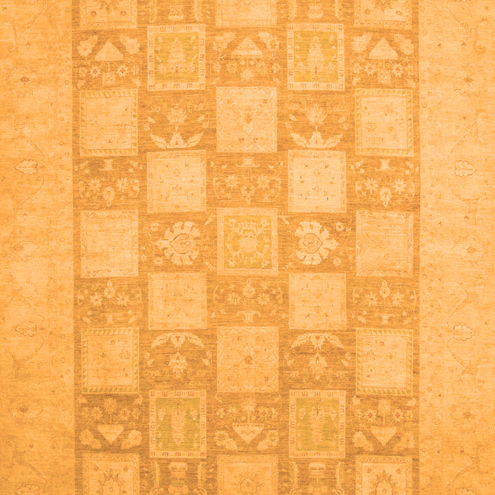 Abstract Orange Modern Rug, abs2663org