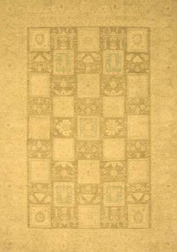 Abstract Brown Modern Rug, abs2663brn